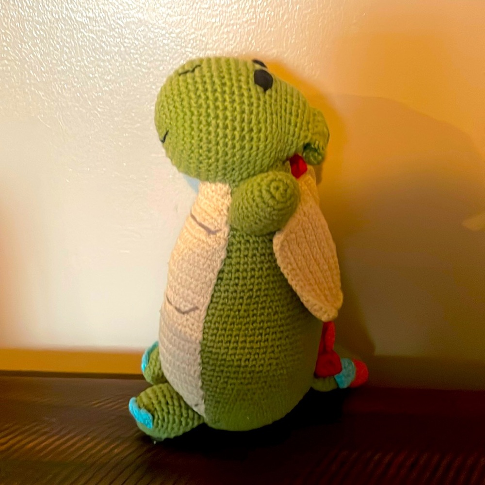 Pebble Hand Knitted Dragon Plush Animal